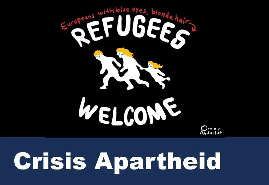 Visuel de la conférence "Refugees welcome"
